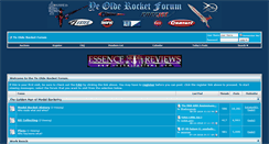 Desktop Screenshot of oldrocketforum.com