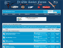 Tablet Screenshot of oldrocketforum.com